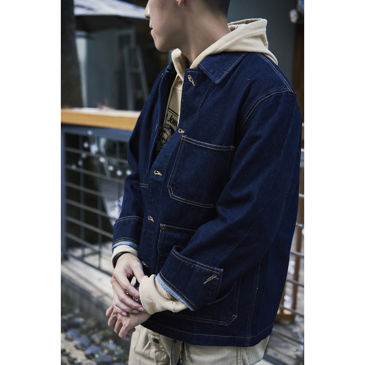 超帅宽松情侣牛仔外套搭配利器