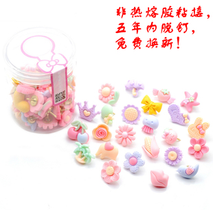 树脂磨砂彩色木夹按钉工字钉子创意软木图钉墙钉 五年质保50粒盒装