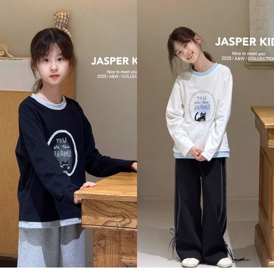 波拉bora韩国童装儿童长袖T恤