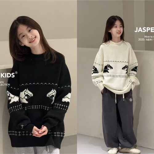 波拉bora童装JASPER男童女童毛衣