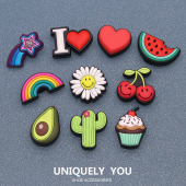 crocs鞋 扣智必星卡通经典 花洞洞鞋 卡骆驰鞋 水果美食 配饰 新款