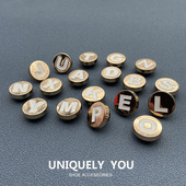 Crocs鞋 花洞洞配饰 金属字母鞋 2022新款 饰品鞋 扣卡骆驰配件智必星