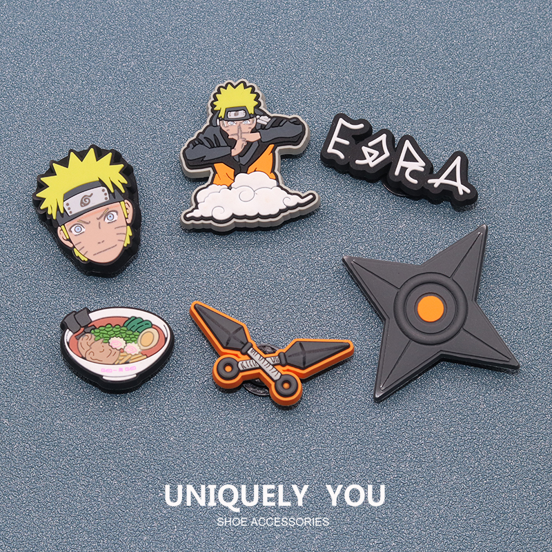 洞洞鞋配饰火影忍者卡通鞋扣
