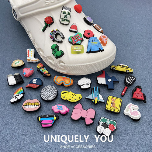 新款Crocs鞋花正品洞洞鞋扣 可爱卡通鞋花饰鞋扣配件卡骆驰智必星