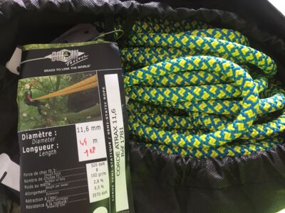 法国攀树装备 COUSIN攀树绳索 ATRAX Ø11,6mm 45m 单眼