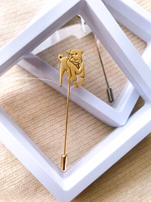 巴哥德国品质商务男士INS胸针