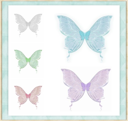 一心一翼炫彩万圣节蝴蝶翅膀