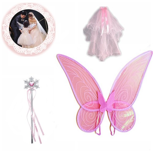 蝴蝶翅膀精灵天使头纱