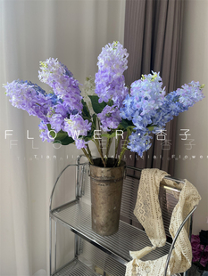 小清新微灵丁香花仿真花婚庆品质假花挑实体店门头造景软装绣球花