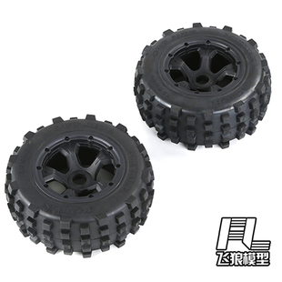 若凡baja 5T 5SC 5FT 配件 二代荒地胎 短卡 后轮胎 195*80 95159