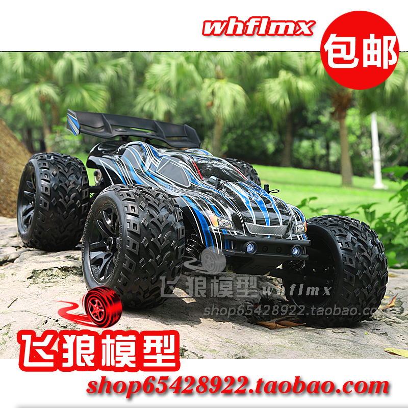 JLB金猎豹 1/10无刷电动四驱遥控大脚车 竞速越野卡车 全防水抬头