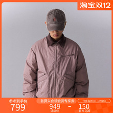 瞬时山野Monterest复古800蓬90白鸭绒宽松灯芯绒翻领底特律羽绒服