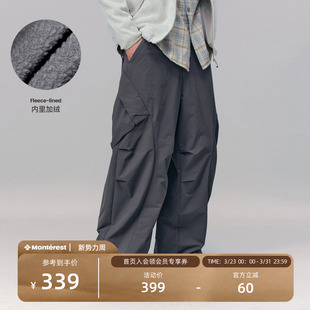 男 休闲裤 瞬时山野Monterest户外C6防泼水加绒保暖工装 弯刀伞兵裤