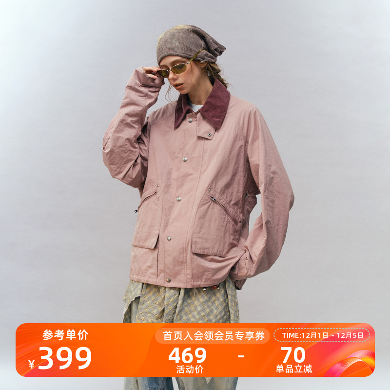 Monterest户外灯芯绒领猎装夹克