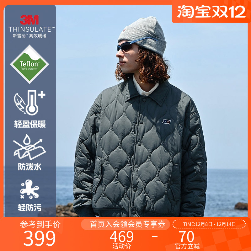 NOTHOMME葫芦格绗棉缝新雪丽棉服