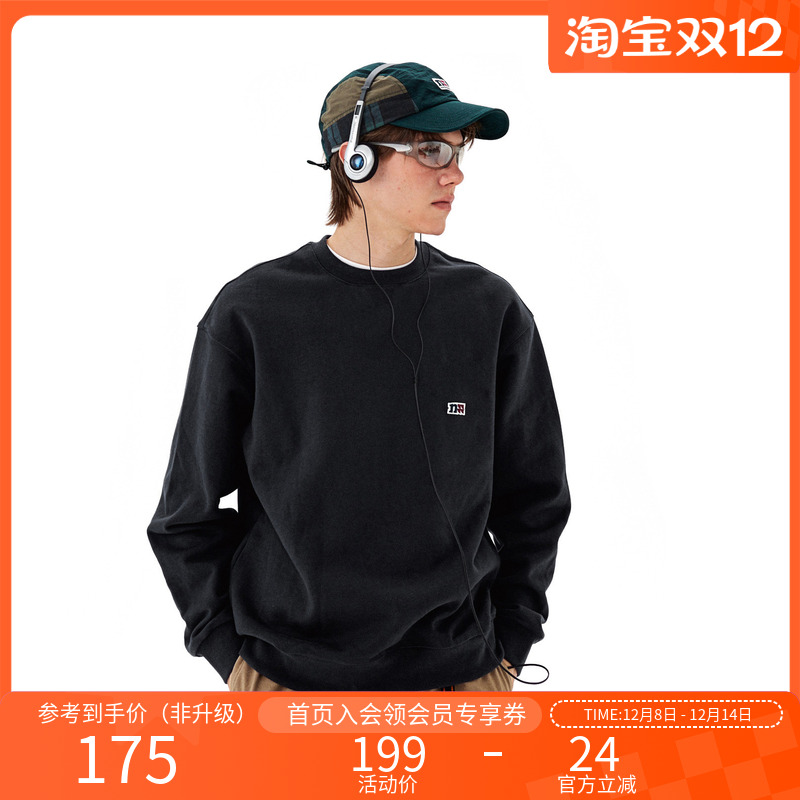 NOTHOMME纯色圆领基础卫衣