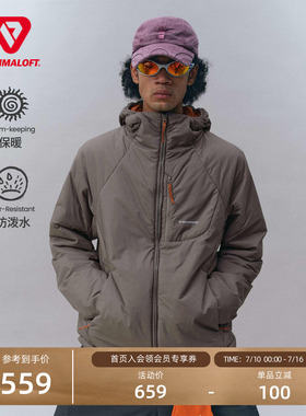 瞬时山野Monterest户外C6防泼水多口袋金标P棉连帽棉服棉衣外套男