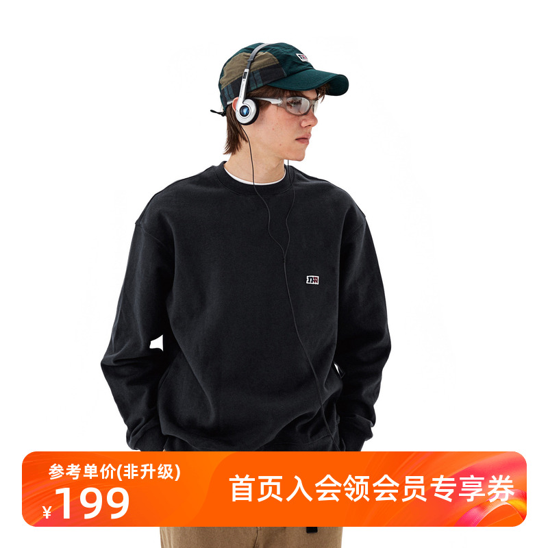 NOTHOMME纯色圆领基础卫衣