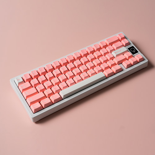 KM键客官方绽放 ALL-SUB工艺PBT原厂高度荧光色客制化机械键盘帽