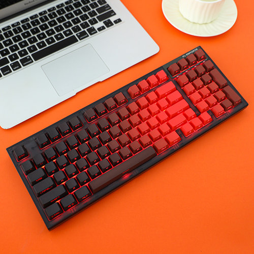 KMGQ键客原创色鸿运当头plus透光渐变PBT侧刻正刻OEM机械键盘键帽