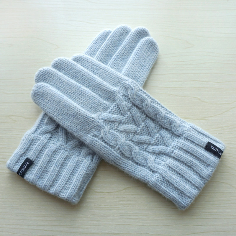 瑞迪卡欧秋冬季女士手工拧花羊毛羊绒毛线加厚针织触屏保暖手套,服饰配件/皮带/帽子/围巾,手套,淘宝优惠券,粉丝福利购,淘宝优惠卷