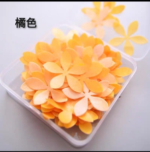 威化纸花耨米纸花尖角花威化纸花蛋糕配件咖啡装饰糯米纸花