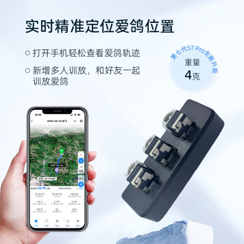 数字鸽赛鸽信鸽定位环GPS追踪器家飞训放轨迹实时5G定位足环/脚环