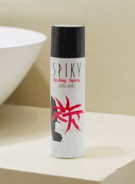 现货日本spiky发胶特硬持久定型喷雾防水防汗无香黄轩化妆师推荐