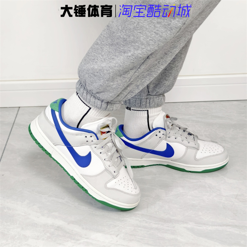 Nike/耐克Dunk 白蓝低帮男女复古百搭舒适休闲板鞋FB7910-100