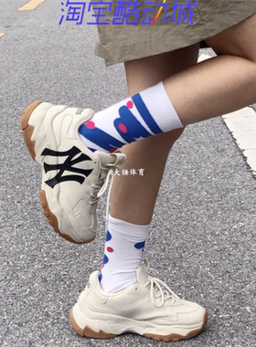 MLB Big Ball Chunky男女防滑耐磨增高休闲老爹鞋3ASHC101N-50BGL