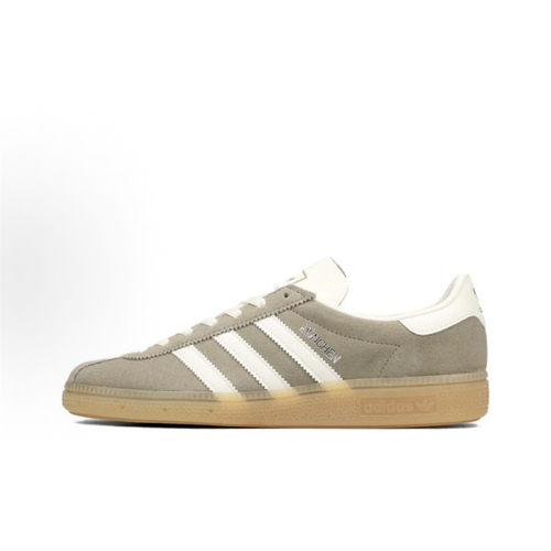 Adidas/阿迪达斯originals Munchen女款灰色百搭舒适板鞋JS3990