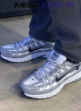 Nike/耐克P-6000白灰经典百搭休闲时尚舒适运动跑步鞋IR2004-100