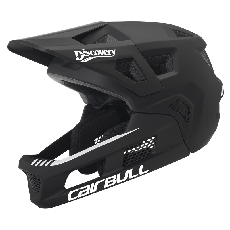 Cairbull Discovery 儿童可拆卸下巴BMX越野全山地速降自行车头盔
