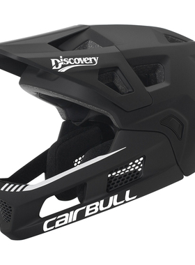 Cairbull Discovery 儿童可拆卸下巴BMX越野全山地速降自行车头盔