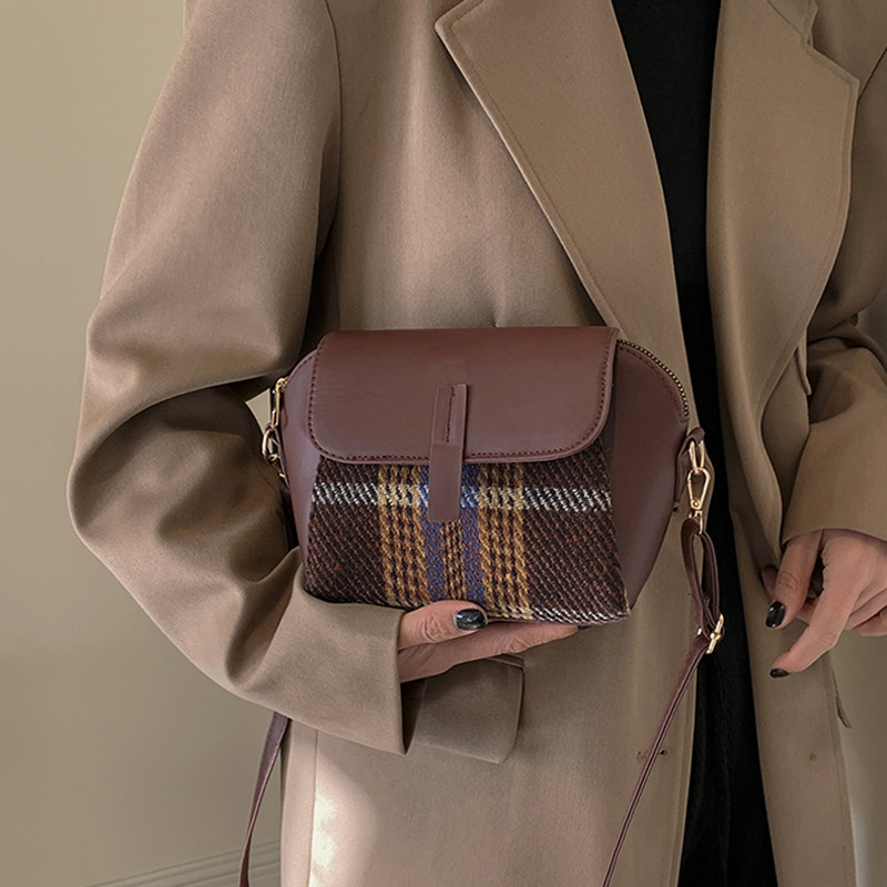 2023秋冬新款潮时尚撞色百搭韩版高级质感小众单肩斜挎迷你小方包,箱包皮具/热销女包/男包,小方包,淘宝优惠券,粉丝福利购,淘宝优惠卷