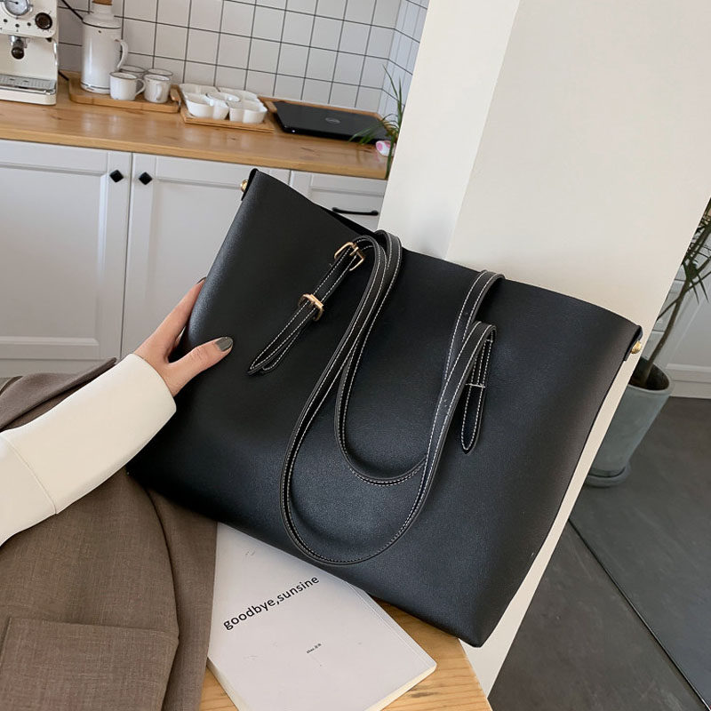 单肩包女大包包2019新款潮韩版百搭手提包学生托特包大容量斜挎包,箱包皮具/热销女包/男包,托特包,淘宝优惠券,粉丝福利购,淘宝优惠卷