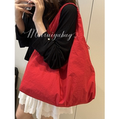 日系时尚 休闲帆布托特包女2025新款 潮百搭大容量腋下包通勤单肩包