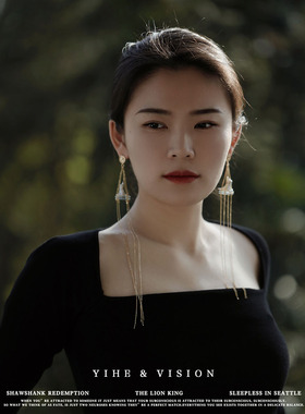 弋禾原创设计陶瓷耳坠
