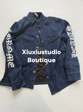 【xiuxiustudio】25ss秋冬休闲宽松夹棉宽松牛仔棉外套上衣潮男女