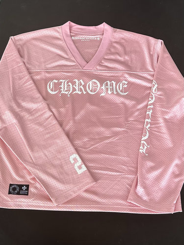 MATTY BOY 24SS PINK ICE HOCKEY 粉色网眼双层长袖球衣男女同款