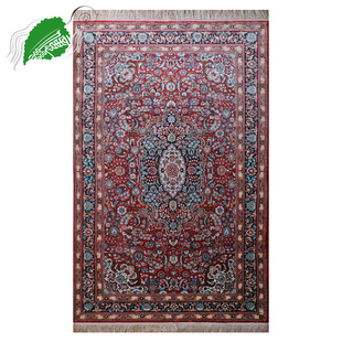 亿丝 欧美伊朗土耳其风格波斯古董丝毯 客厅门厅卧室手工真丝地毯