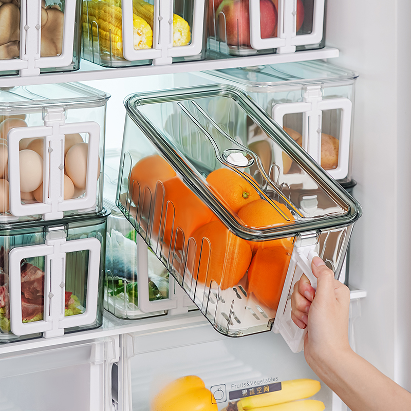 日本冰箱收纳盒食品级保鲜盒