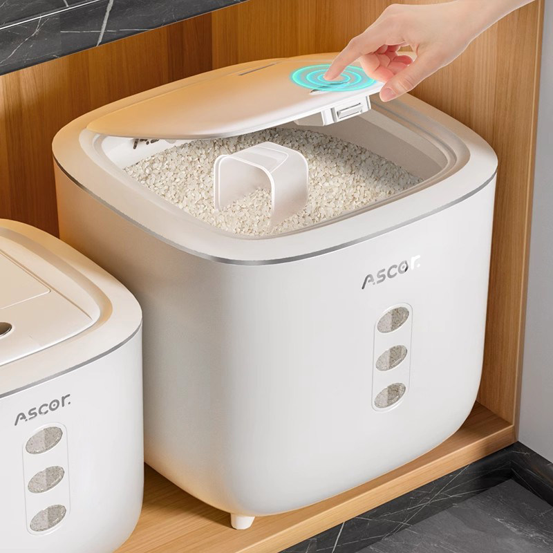 日本食品级米桶家用防虫防潮密封2025新款装面粉储存罐猫粮储存桶,厨房/烹饪用具,米桶/米缸,淘宝优惠券,粉丝福利购,淘宝优惠卷