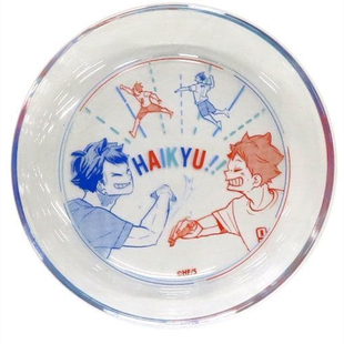 shop 限定 日版 排球少年 透明玻璃盘 jump 碟子盘子 日谷现货