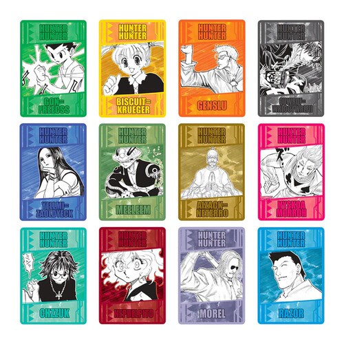 日谷现货 全职猎人 jump shop 限定 JS 念能力卡数据卡 盲袋盲抽