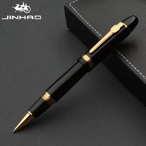 金豪159金属夹中性签字笔