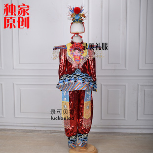 快乐阳光歌曲《说唱梨园》演出礼服装京剧粤剧戏曲服装出租