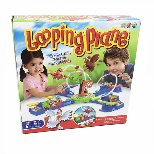 弹射旋转飞机电动桌游儿童益智