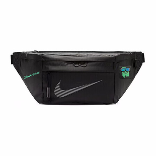 定制包 Nike耐克运动腰包男女轻便健身包黑色骑行包DB4697-010