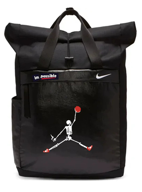 定制包 Nike耐克机能风双肩包男女通用大容量健身背包BA6173-010